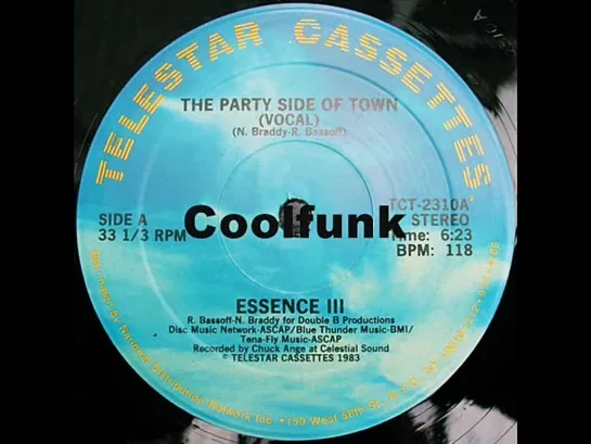 Essence Iii - The Party Side Of Town (12  Disco-Boogie 1983)