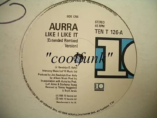 Aurra - Like I Like It (12  Extended Remix 1986)