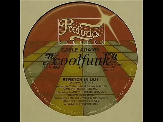 Gayle Adams - Stretch In Out (12  Disco-Funk 1980)