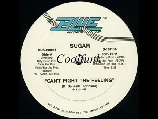 Sugar - Cant Fight The Feeling (12  Disco-Funk 1986)