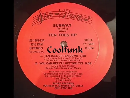 Subway Feat Wave - You Can Bet Ill Get You Yet (Boogie-Funk 1982)