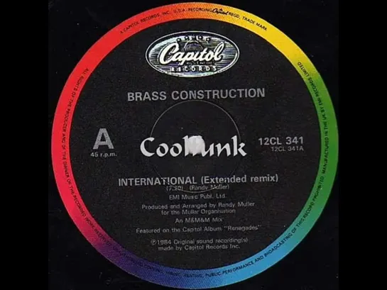 Brass Construction - International (12  Extended Remix 1984)