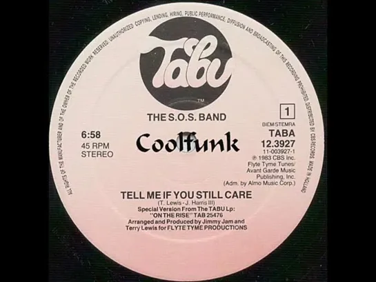 The S.O.S. Band - Tell Me If You Still Care (12  Ballad-Funk 1983)