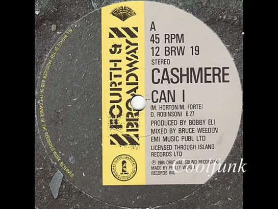 Cashmere - Can I (12  Electro Disco-Funk 1984)