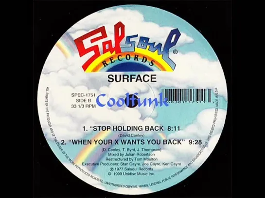 Surface - When Your X Wants You Back (12  Extended Disco-Funk)