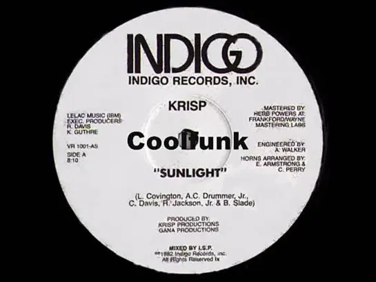 Krisp - Sunlight (12  Boogie-Funk 1982)