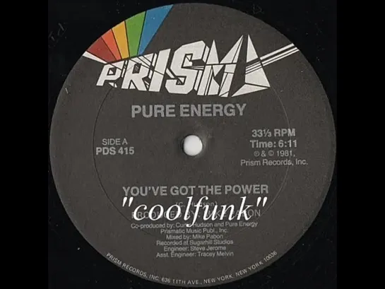 Pure Energy - Youve Got The Power (12  Disco-Funk 1981)