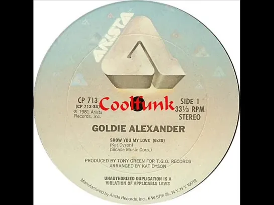 Goldie Alexander - Show You My Love (12  Funk 1981)