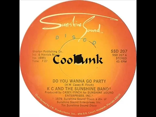 K C And The Sunshine Band - Do You Wanna Go Party (12  Disco-Funk 1979)