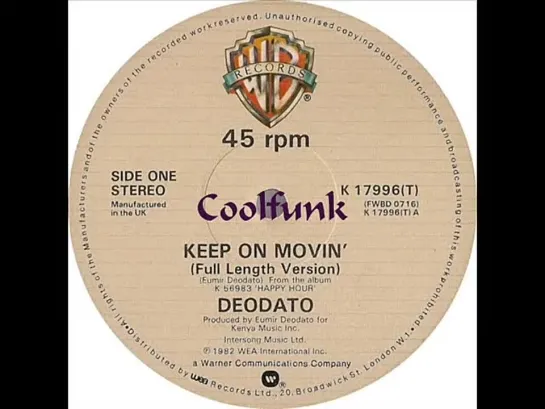 Deodato - Keep On Movin (12  Extended 1982)