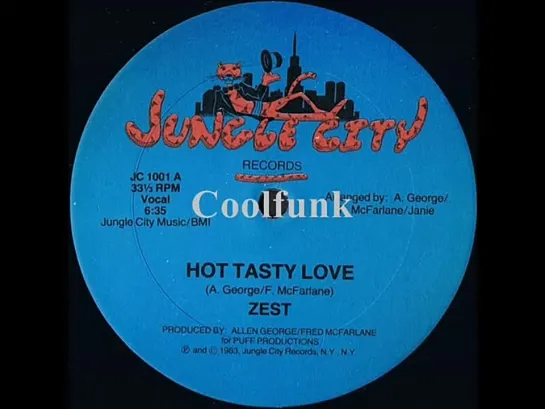 Zest - Hot Tasty Love (12  Funk 1983)