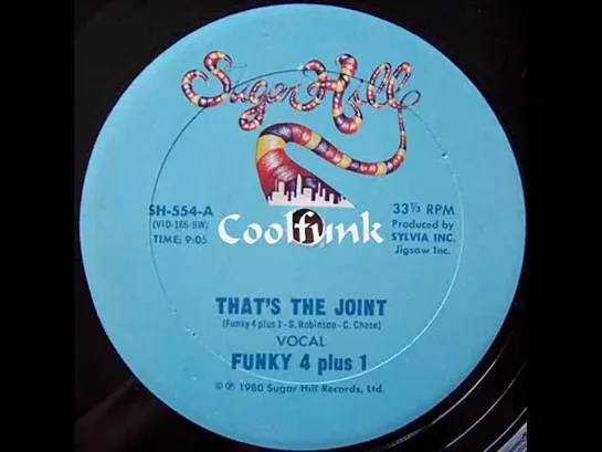 Funky 4 Plus 1 - Thats The Joint (12  Rap 1980)