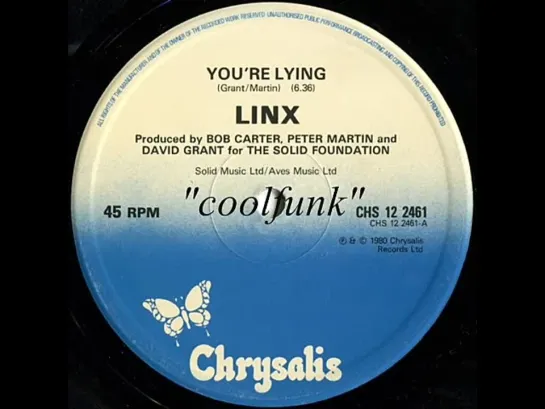 Linx - Youre Lying (12  Jazz-Disco-Funk 1980)