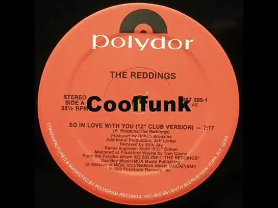 The Reddings - So In Love With You (12  Club Version 1988)