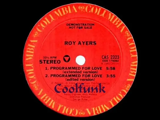 Roy Ayers - Programmed For Love (12  Extended 1985)