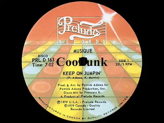 Musique - Keep On Jumpin (12  Disco 1979)