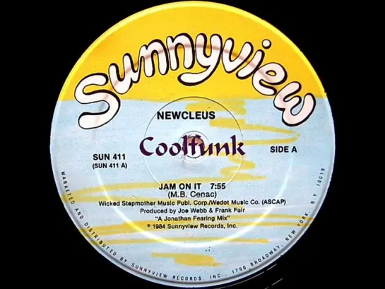 Newcleus - Jam On It (12  Electro Hip Hop 1984)