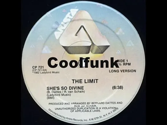 The Limit - Shes So Divine (12  Electro Disco-Funk 1982)