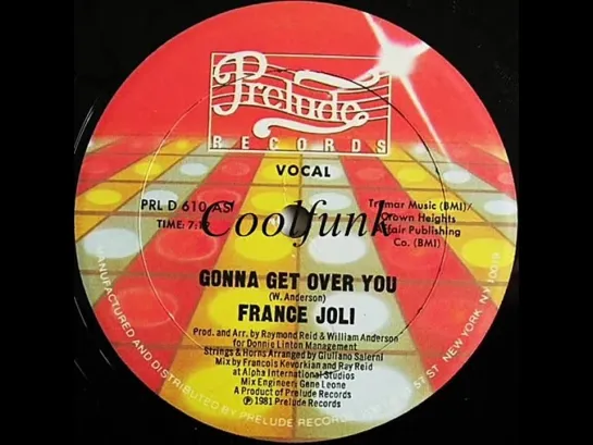 France Joli - Gonna Get Over You (12 Inch 1981)