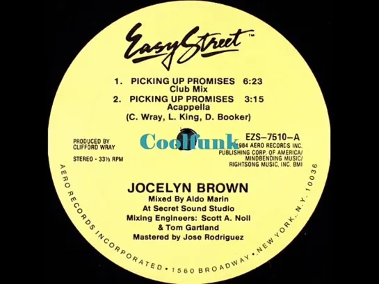 Jocelyn Brown - Picking Up Promises (Club Mix 1984)