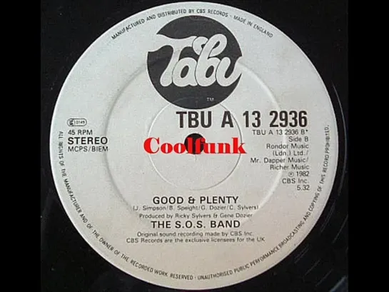 The S.O.S. Band - Good  Plenty (12  Funk 1982)