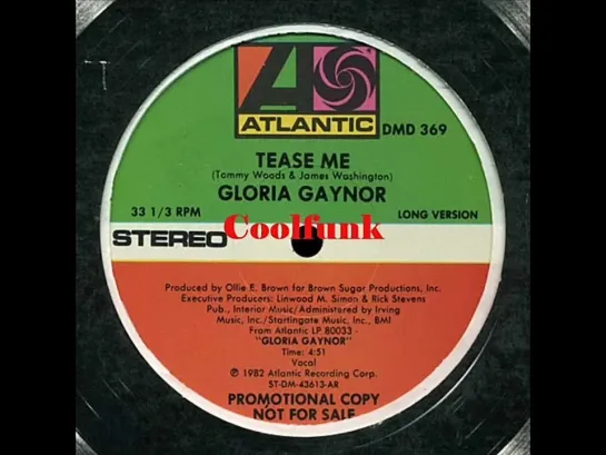 Gloria Gaynor - Tease Me (12  Disco-Funk 1982)