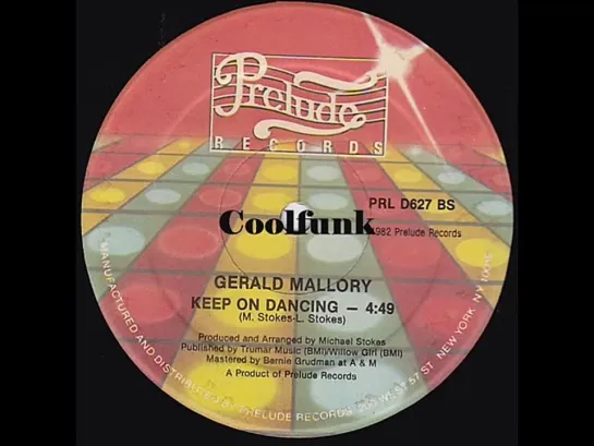 Gerald Mallory - Keep On Dancing (12 Inch 1982)