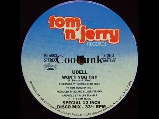 Udell - Wont You Try (12  Disco 1977)