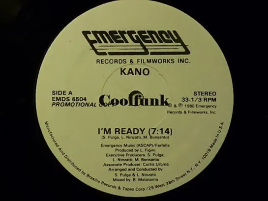 Kano -  I M Ready (12  Italo-Disco 1980)