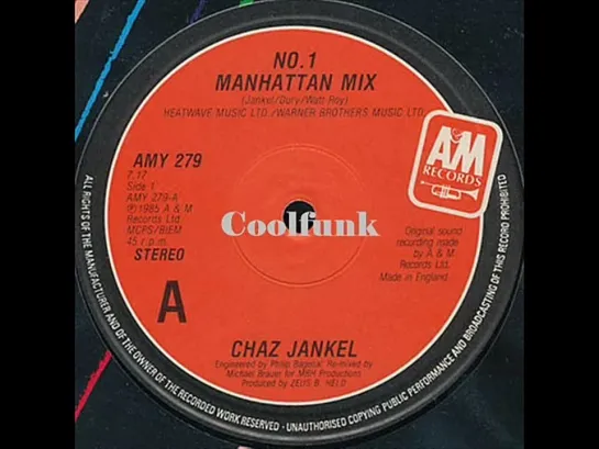 Chaz Jankel - No.1 (12  Manhattan Mix)