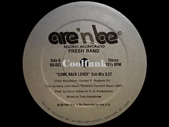 Fresh Band - Come Back Lover (12  Dub Mix 1984)