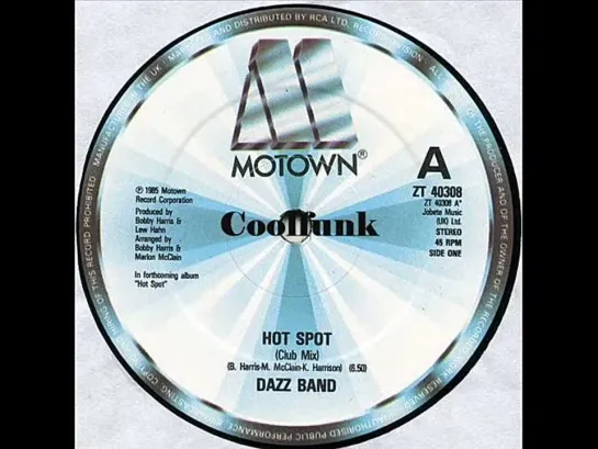 Dazz Band - Hot Spot (12  Club Mix 1985)