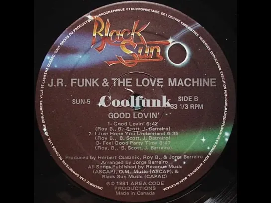 J.R. Funk  The Love Machine - Feel Good Party Time (1981)