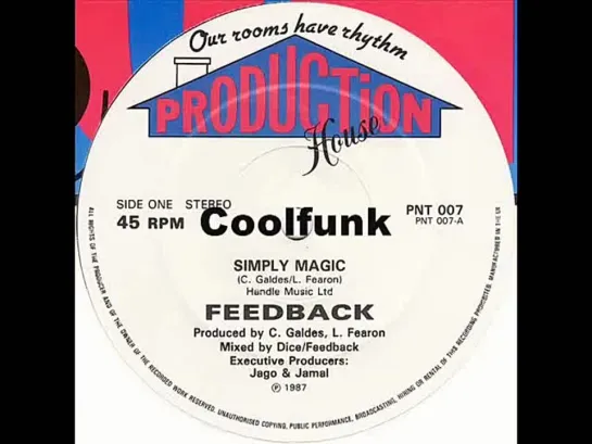 Feedback - Simply Magic (12 Inch 1987)