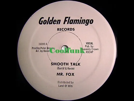 Mr. Fox - Smooth Talk (12 Inch 1980)