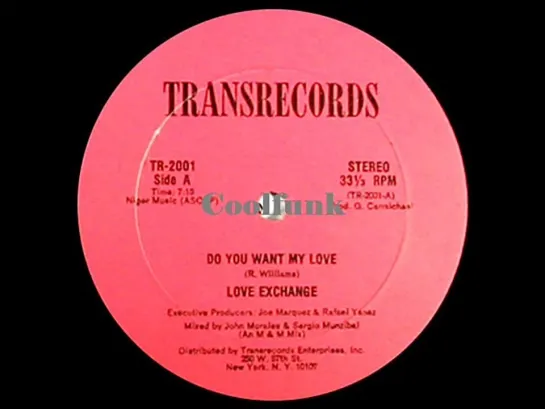 Love Exchange - Do You Want My Love (12 Inch 1982)