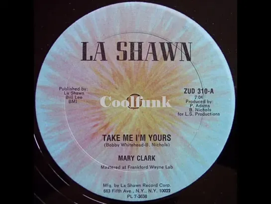 Mary Clark - Take Me Im Yours (12 Inch 1980)