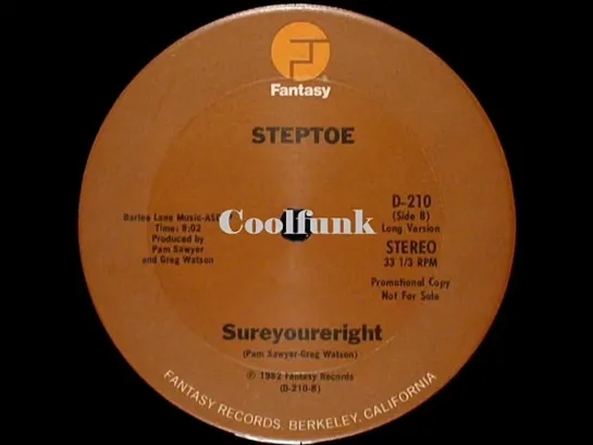 Steptoe - Sureyoureright (12  Extended 1982)