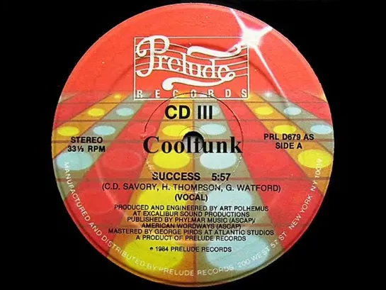 Cd Iii - Success (12 Inch 1984)