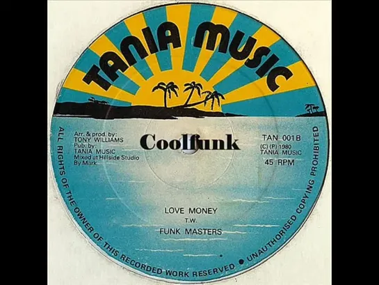 Funk Masters - Love Money (12 Inch 1980)