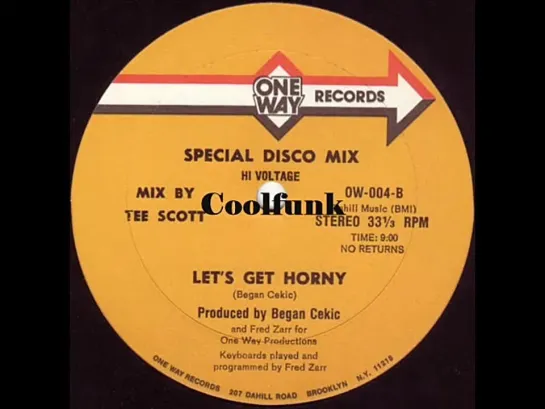 Hi Voltage - Lets Get Horny (12 Inch 1982)