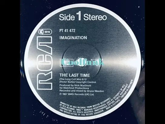 Imagination - The Last Time (The Long Cool Mix)