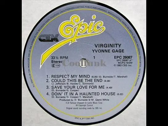 Yvonne Gage - Respect My Mind (1984)