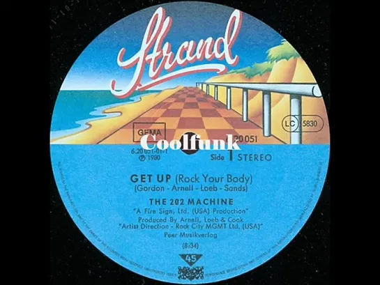 The 202 Machine - Get Up Rock Your Body (12 Inch 1980)