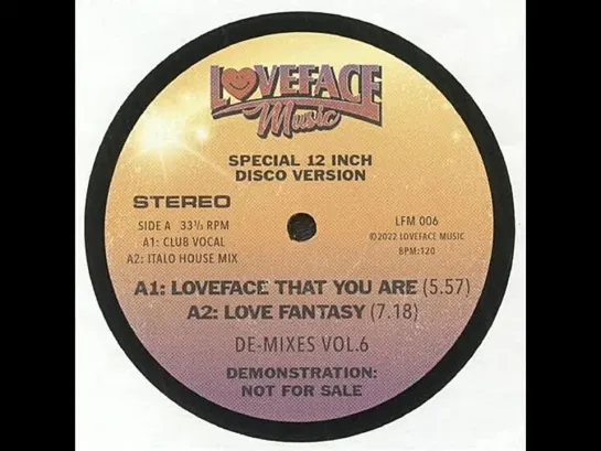 Loveface Music  -  Loveface That You Are