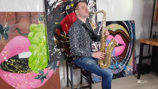 Sous Le Ciel De Paris - (Quarantine Saxophone Cover By Jk Sax  Monisha Art)