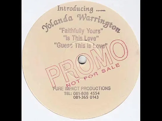 Yolanda Warrington  -  Guess This Is Love