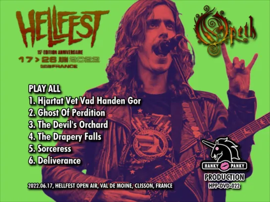 Opeth Hellfest 2022