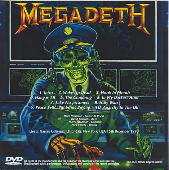 Megadeth - Uniondale 1990