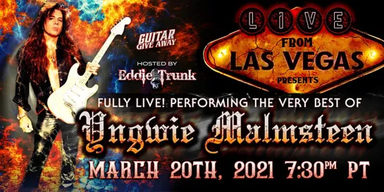 Yngwie Malmsteen 2021-03-20 Las Vegas, NV